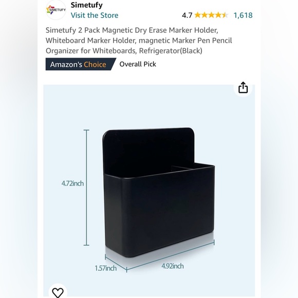 Magnetic Dry Erase Marker Holder - Picture 9 of 9